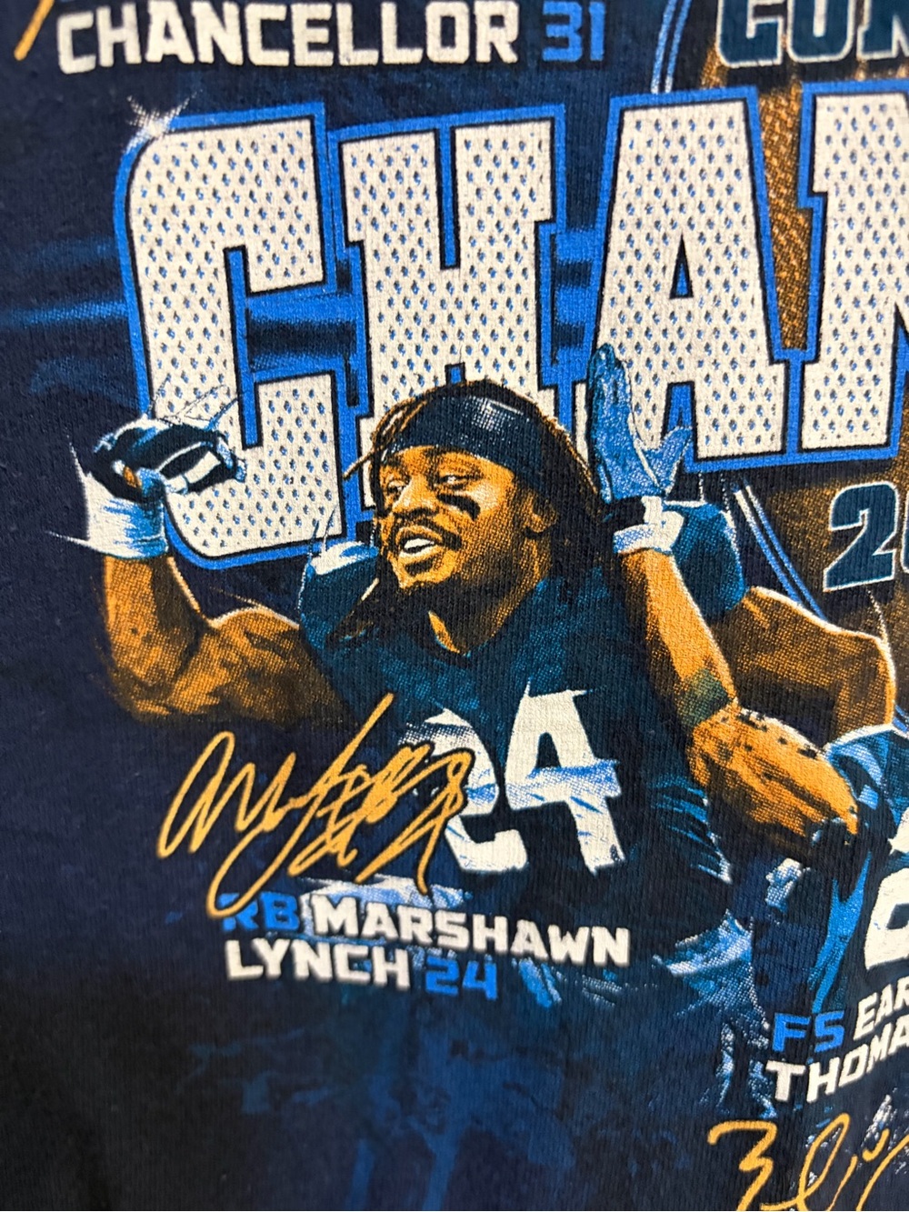 Seattle Seahawks Conference Champions 2014 2015 Russell Wilson Lynch Sherman